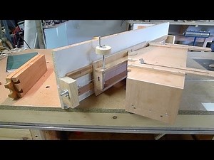 Woodworking - Construction of the jig for dovetail and straight dovetail joints