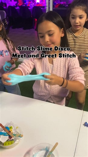 💙🧪 STITCH SLIME DISCO PARTY 🕺🎉 ⚡️🙌🏻 THE ULTIMATE SLIME DISCO PARTY FOR BOYS & GIRLS! 🙌🏻⚡️ 🎈SLIME IT UP PACKAGE – interactive slime-making with fun disco vibes! ✨ Follow your slime recipe and watch it transform before your eyes! 🌟 Includes dancing, games, prizes & glow lights! 💙STITCH Mascot Surprise Visit! Add a magical 10-minute visit from a themed mascot — perfect for photos and a quick dance or birthday cheer! Only $60 extra – 💙 🎉 8 Kids: $590 (July, August or any future month!) 