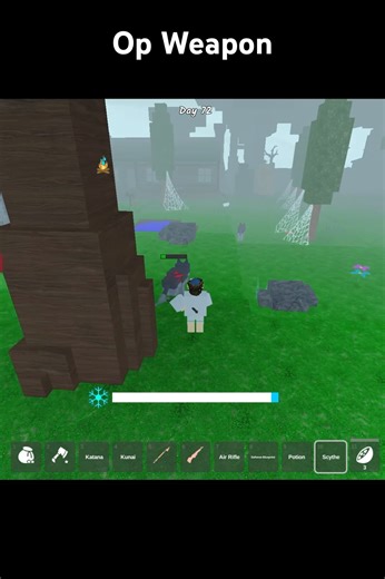 Tried this new scythe? #99nightintheforest #roblox #minecraft #ytshots #trending #gaming #viral