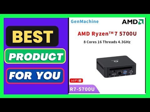 Genmachine Mini PC Computer Gaming AMD Ryzen7