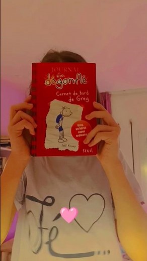 Journal d'un dégonflé 📕🤍 #diaryofawimpykid #lecture #gregheffley #reading #fun