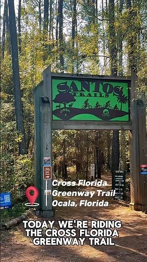 Biking the Cross Florida Greenway: Santos to CR 200 | Ocala Florida Trail Ride #fyp #shorts #bike
