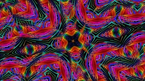 Kaleidoscope, Pattern, Animation. Free Stock Video