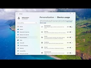 How to Change Device Usage Settings in Windows 11 [Guide]