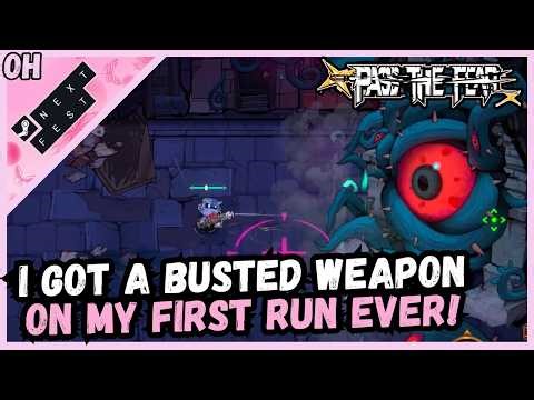 First Run And I Got A BUSTED Weapon! Pass The Fear! #steamnextfest