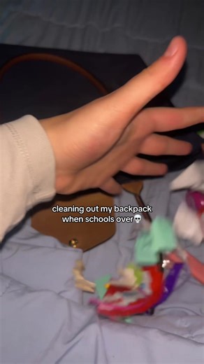 Cleaning Out My Backpack: A Relatable School Experience