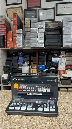 ATEM mini pro || live streaming switcher || #livestream #atemminipro #atemmini #rajahujacompany