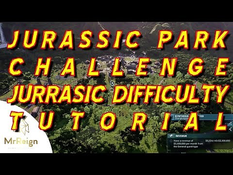 Jurassic World Evolution 2 - DOMINION JURASSIC PARK CHALLENGE - Jurassic Difficulty Tutorial