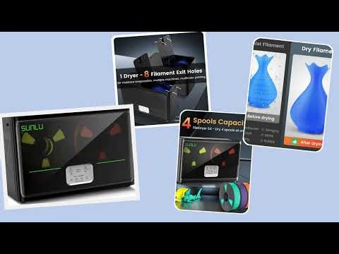 SUNLU S4 Filament Dryer Review | 4-Spool 3D Printing Upgrade Tested