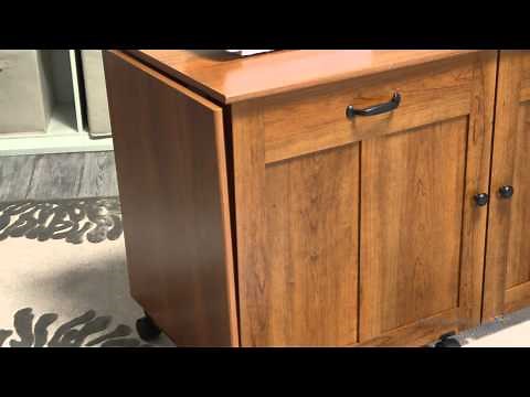 Sauder Sewing Craft Table - American Cherry