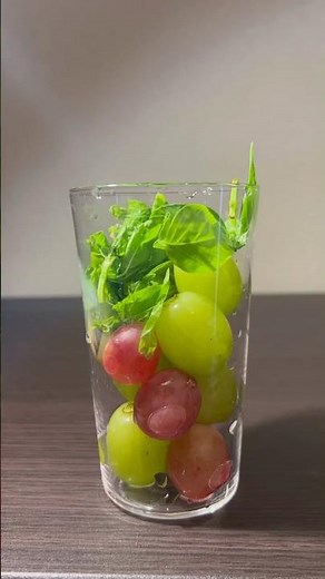 【ヘルシーレシピ】ぶどうの炭酸ジュース