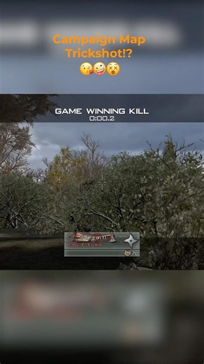 Campaign Map Trickshot That Shouldn't Work #nostalgia #cod