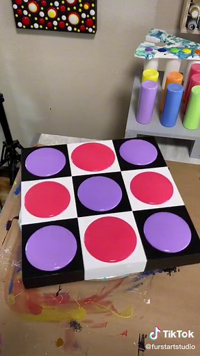 Creative Spin Art Techniques | Blob Art with Plaid Craft | Folk Art