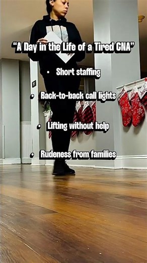 A Day in the Life of a Tired CNA | Real CNA Life #cna #burnout #cnalife #caregiverlife #caregiver