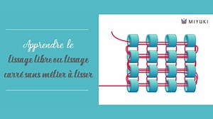 Learn square stitch (or free weaving)