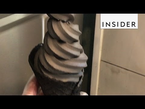 Goth Black Ice Cream