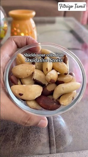 Just one Brazil nut can meet your entire day’s selenium needs 🌰 | Eat brazil nut a day for energy 💪