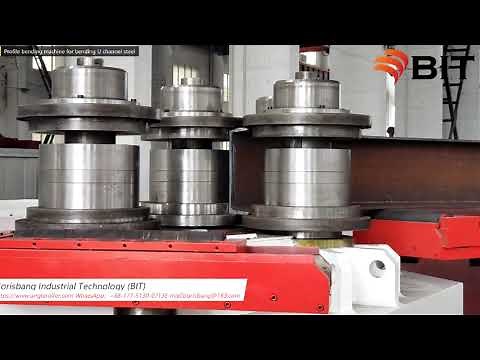 Profile bending machine for bending C channel steel