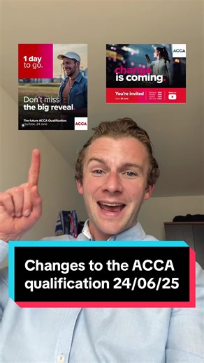 🚨‼️ Final reminder for ACCA students! ‼️🚨 The @ACCA Global qualification is going to be changing and we will receive more information about the changes on 24/06/25 at 12pm (midday) UK time I will be posting about the updates on how the qualification is changing so stay tuned! 🎬 #acca #accaglobal #accastudents #accaexams #accastudent #accaexam #accastudy
