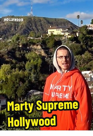 Timothée Chalamet at the Hollywood Sign for Marty Supreme with Fans and promotion tour for his upcoming film coming out December 25th 2025. He used a blimp to promote the movie around Los Angeles and Tyler the Creator Concert, who will be in the movie as well. Along with Gwyneth Paltrow, Fran Drescher, Kevin O’Leary, and many more! Enjoy!! #timothéechalamet #martysupreme #a24 #hollywood #newmovie