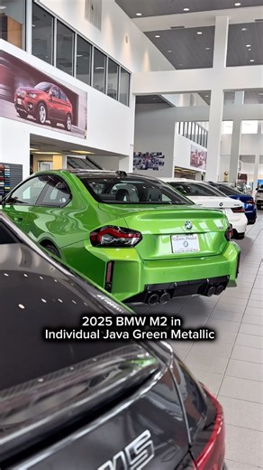 BMW of Morristown on Instagram: "Say hello to our all-new 2025 BMW M2 in Individual Java Green Metallic 💚 4 Individual color options are now available on the M2; Grigio Telesto Metallic, Twilight Purple Pearl Metallic, Voodoo Blue, and Java Green Metallic! If you’re interested in brightening up your life with this M2, give us a call or send us a DM for more information. Let us know in the poll below which #bmwindividual color is your favorite on the M2⬇️ . . @openroadautomotivegroup . . #bmw #b