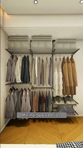 Smart Bedroom Cloakroom Design to Maximize Space and Storage#BedroomDesign #InteriorDesign