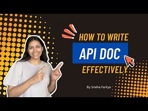 How to write API documentation effectively | A special video for Technical writers.