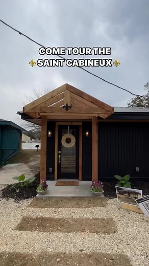 13K views · 72 reactions | Serenity is found here at The Saint Cabineux. ⚜️ This Louisiana inspired cabin located at Adventures RV Resort in Robert, LA has a set of bunk-beds, a futon bed, a full bathroom and kitchen, and a beautiful outdoor space to roast marshmallows or hot dogs. Big THANK YOU to @Jared Emerick and his team for creating this masterpiece.  #cabinwars #luxurycabin #rvparks #glamping | Adventures RV Resort | Facebook