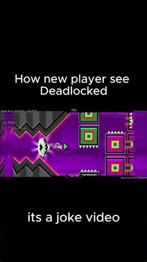 How beginner see Deadlocked | Geometry Dash