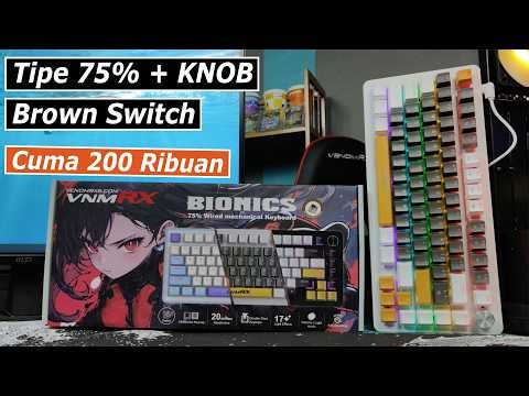 VenomRX Bionic 75% Mechanical Gaming Keyboard with Knobs Review