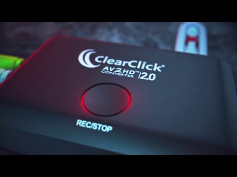 How to convert old analog AV video to HDMI and record to modern digital HD format MP4 without a PC