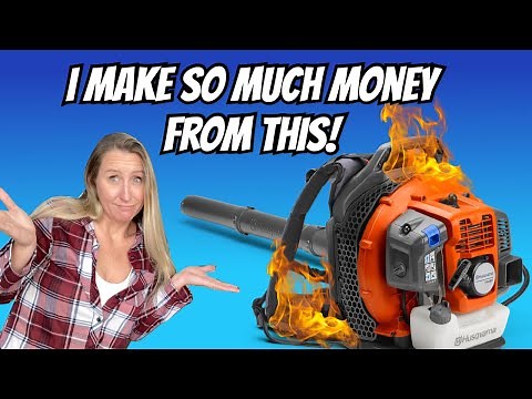 You won't believe HOW MUCH $$$ I can make off one burned up Husqvarna 150BT Backpack Blower? GUESS!