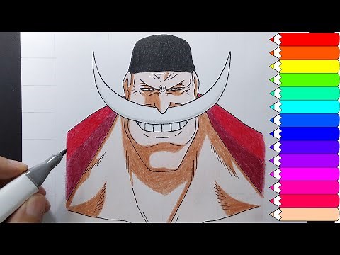 how to draw whitebeard one piece
