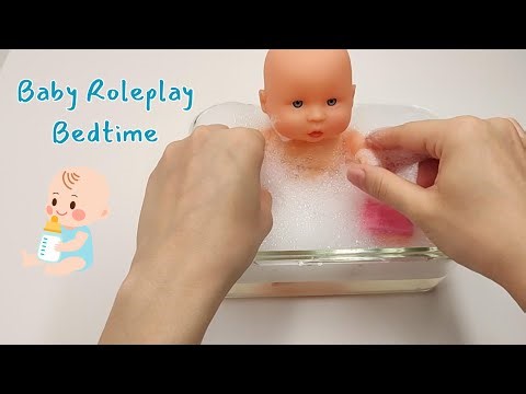 Baby Doll Night Routine 🍼 Bath, Pajamas & Bedtime Story | Role Play for Kids #BabyDoll #NightRoutine