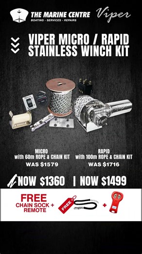 Viper “S” Series Anchor Winch Installation | Quintrex 420 Renegade | The Marine Centre Melbourne