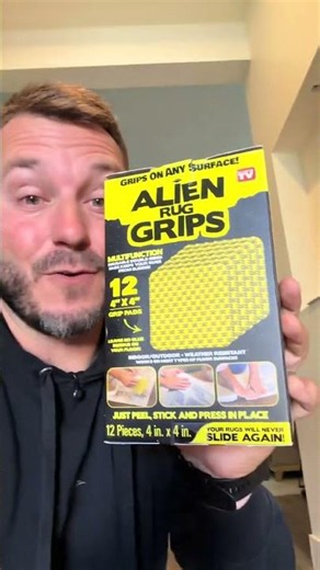 My rugs won’t be going anywhere with Alien Rug Grips Carpet Tape #carpettape #alientape #tape