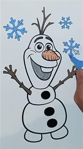 🩵Olaf⛄#cartoon #disney #fairytale#magic #eternalwinter #hobby #adventures #colouring #masterclass
