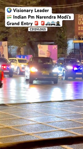 World’s Visionary Leader Indian Pm Narendra Modi’s Grand Entry with Security #Shorts#India#car#modi