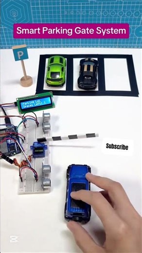 Smart Parking Gate System | Arduino + Ultrasonic Sensor Automation #Arduino #ParkingSystem