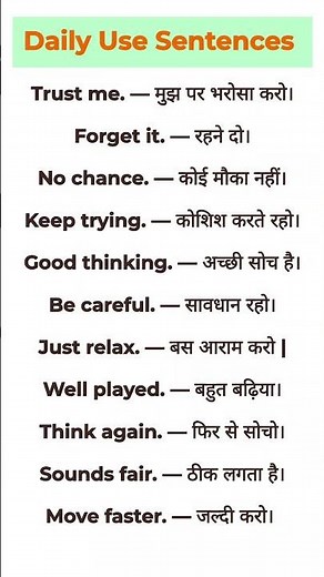 Daily Use English Sentences | Spoken English Practice | English Speaking Practice.