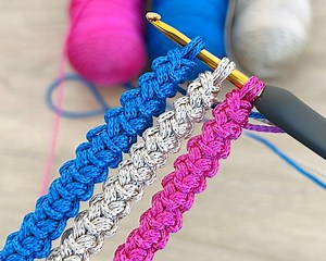 ⚡️⚡️⚡️this is so beautiful / crochet cord bracelet making | Knitting & Crochet World