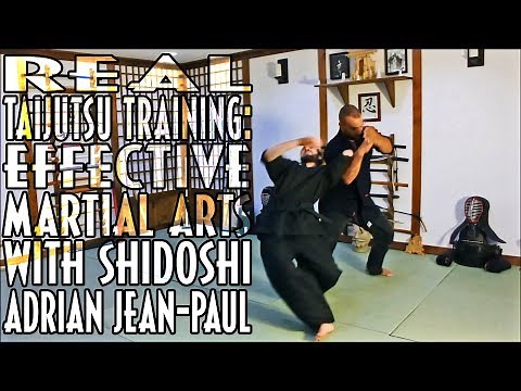 Real Taijutsu Training - Effective Martial Arts for Self Defense with Shidoshi Jean-Paul
