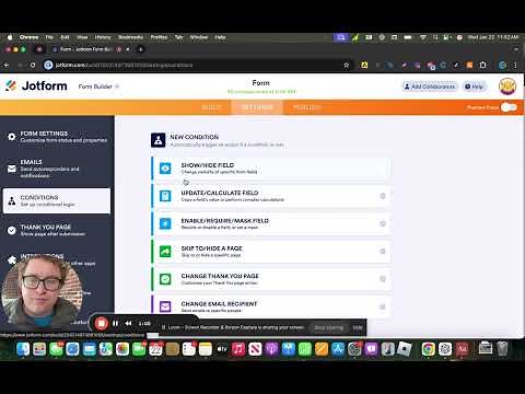 JotForm Conditional Logic Tutorial: How to Show or Hide Fields Easily