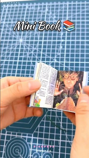 Cute Diy Mini Book - Easy paper crafts #diy #trending #shorts