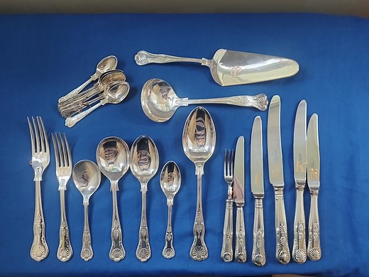 Vintage Silver Plated Kings Pattern Flatware Priced per Item. Please Read the Description as Sizes for All Items Are Given to Help You - Etsy