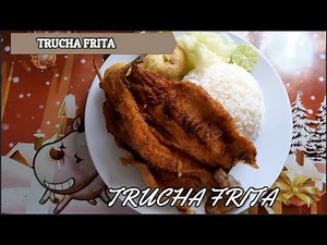 Como cocinar trucha frita (Sin arina fácil y sencillo)