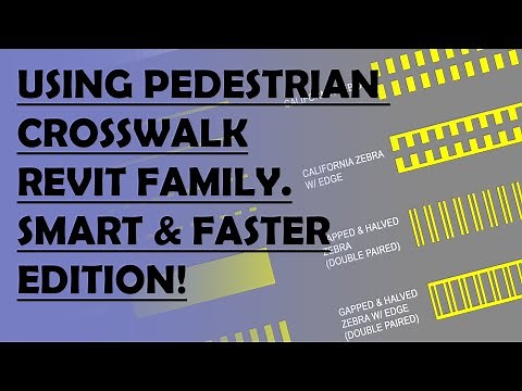 Drawing Pedestrian Crosswalks in Revit! Smart & Fast Edition