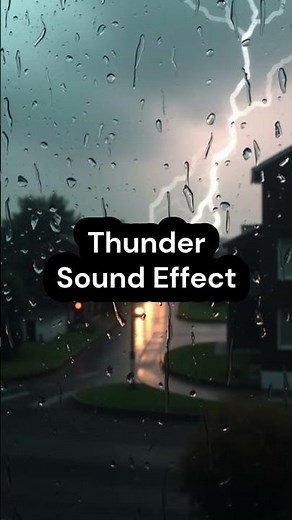 Thunder Sound Effect – Powerful Thunder Only