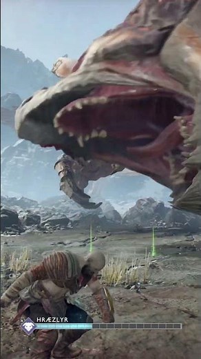 God Of War - Dragon Boss Fight Gameplay Kratos vs Hraezlyr