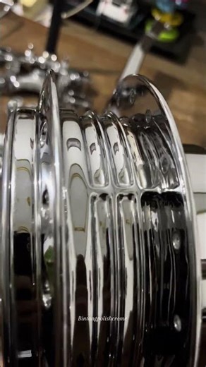 Tromol tiger Crom beserta tutup kampas #bintangpolish #crome #detailing #trendingshorts #shortvideo